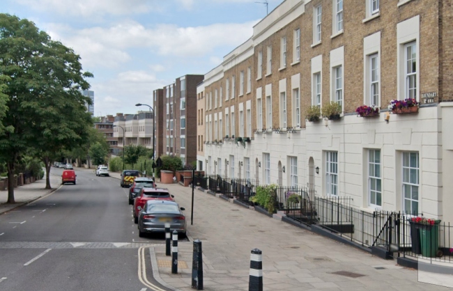 Boundary Road and the corner of Loudon Road, in 2019. Halfway along, was the Prince Arthur.