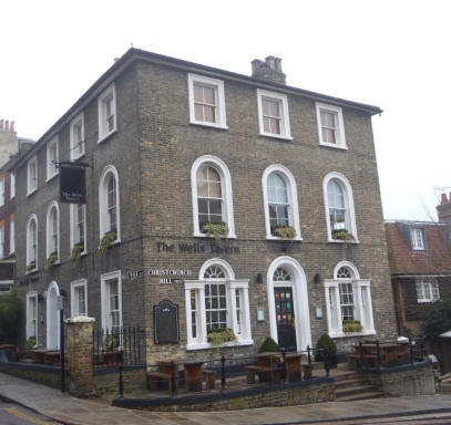 Wells Tavern, 30 Well Walk, Hampstead - in February 2010