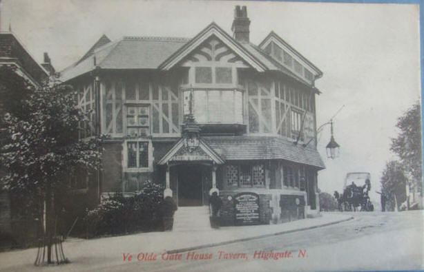 Old Gate House, Highgate - in 1908