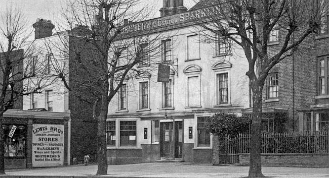 Wrestlers, 98 North Road, Highgate - pre 1920