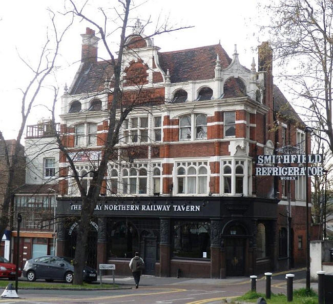 Great Northern Railway Tavern, 67 High Street, Hornsey N8 - in April 2012