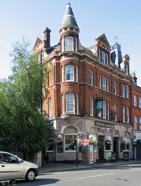 Hope Anchor, 128 Tottenham Lane N8 - in July 2014